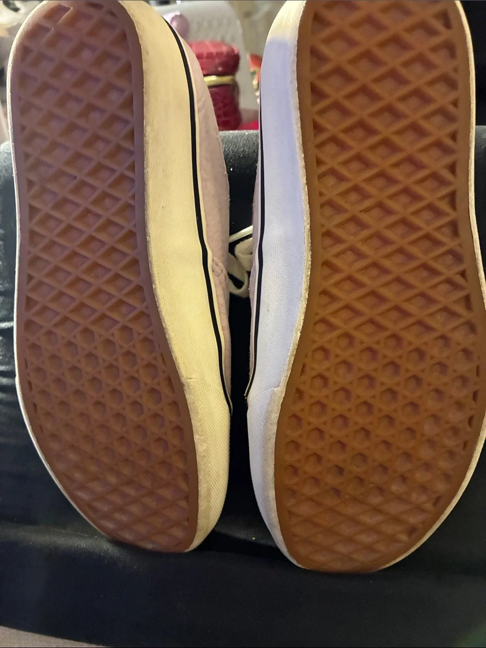 Vans Women's Low-Top Canvas Sneakers — Light Lavender Pink-comfy fit